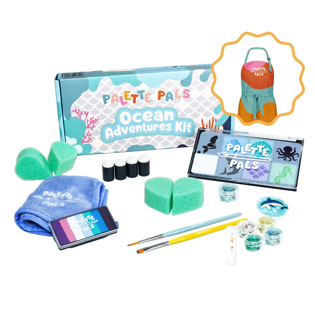The Creative Starter Face Paint Gift Bundle - Ocean Adventures