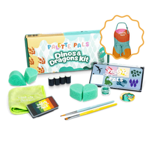 The Dino & Dragon Face Paint Kit & Apron