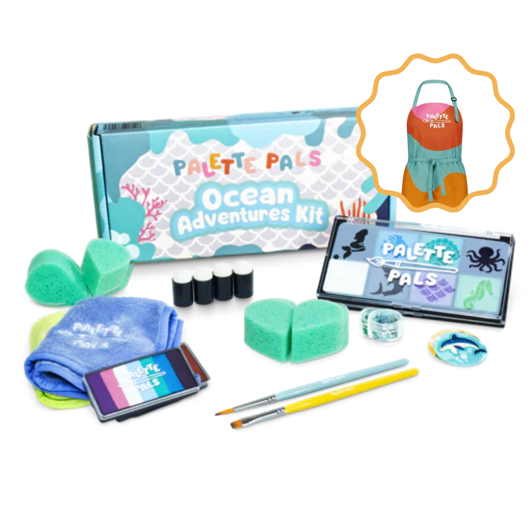 The Oceans Adventure Face Paint Kit & Apron