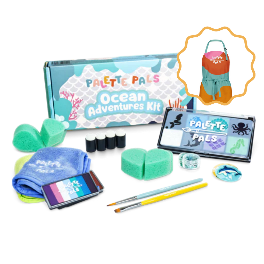 The Oceans Adventure Face Paint Kit & Apron
