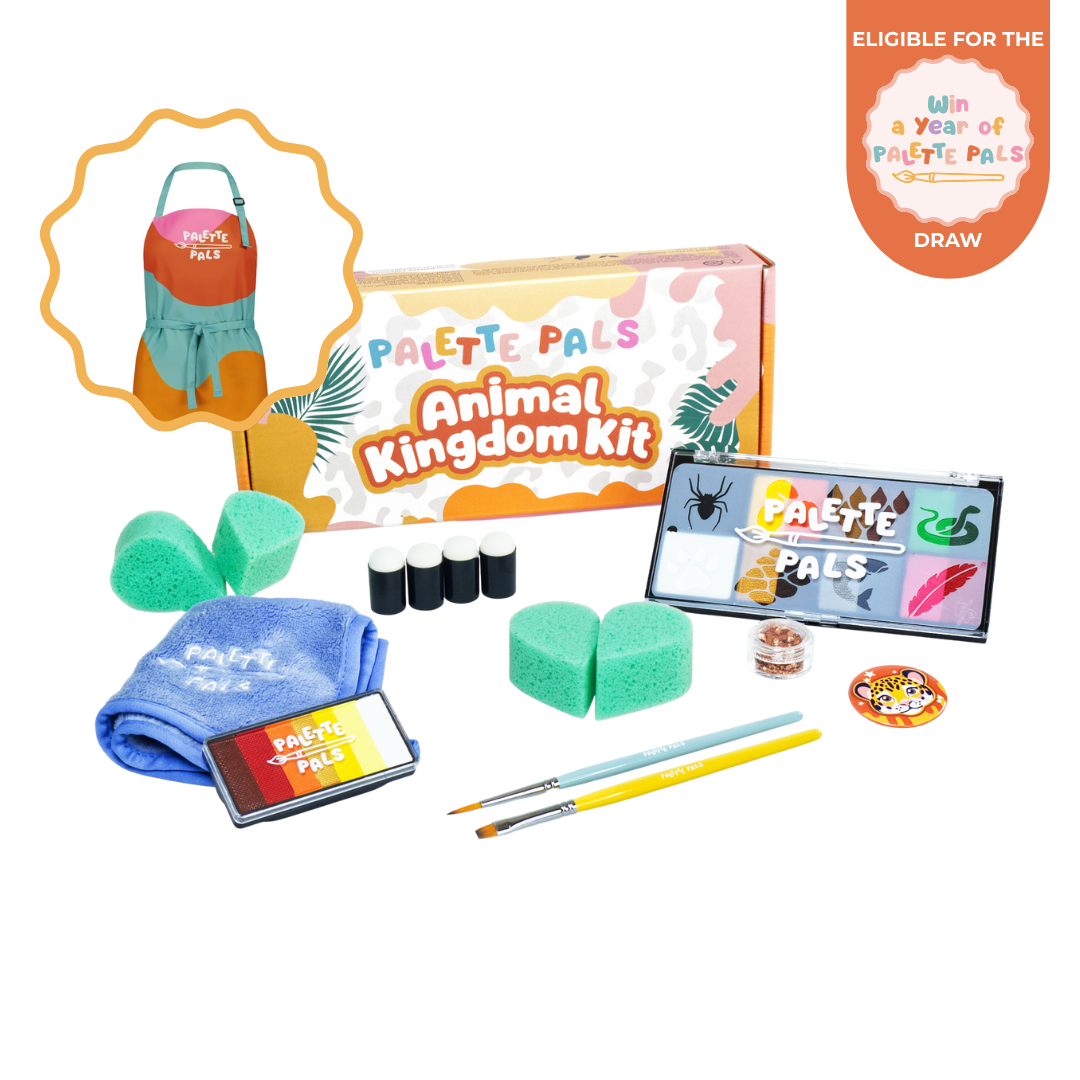The Animal Kingdom Face Paint Kit & Apron