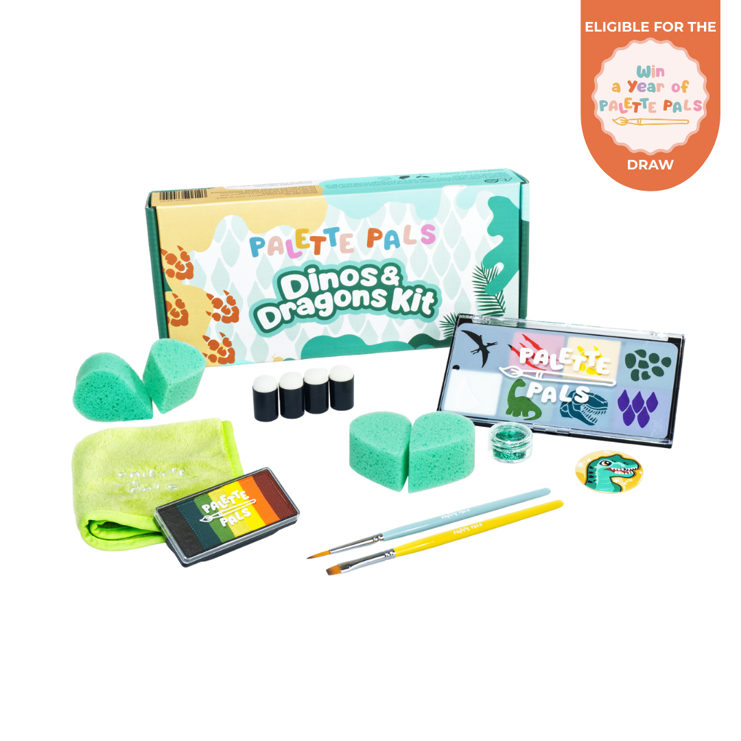 The Dino & Dragon Face Paint Kit