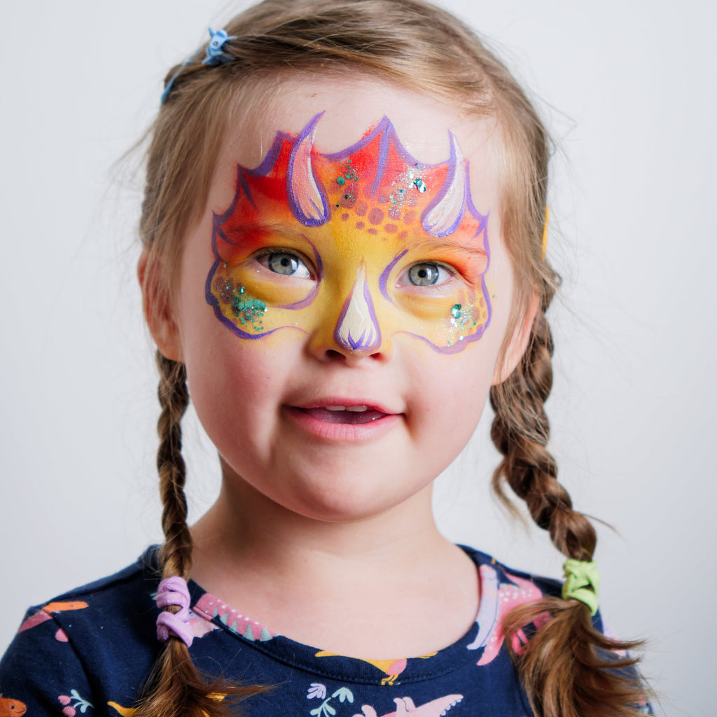 The Dino & Dragon Face Paint Kit & Apron