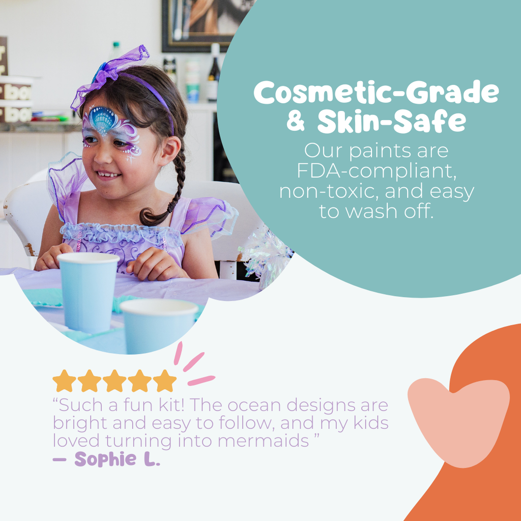 The Oceans Adventure Face Paint Kit & Apron