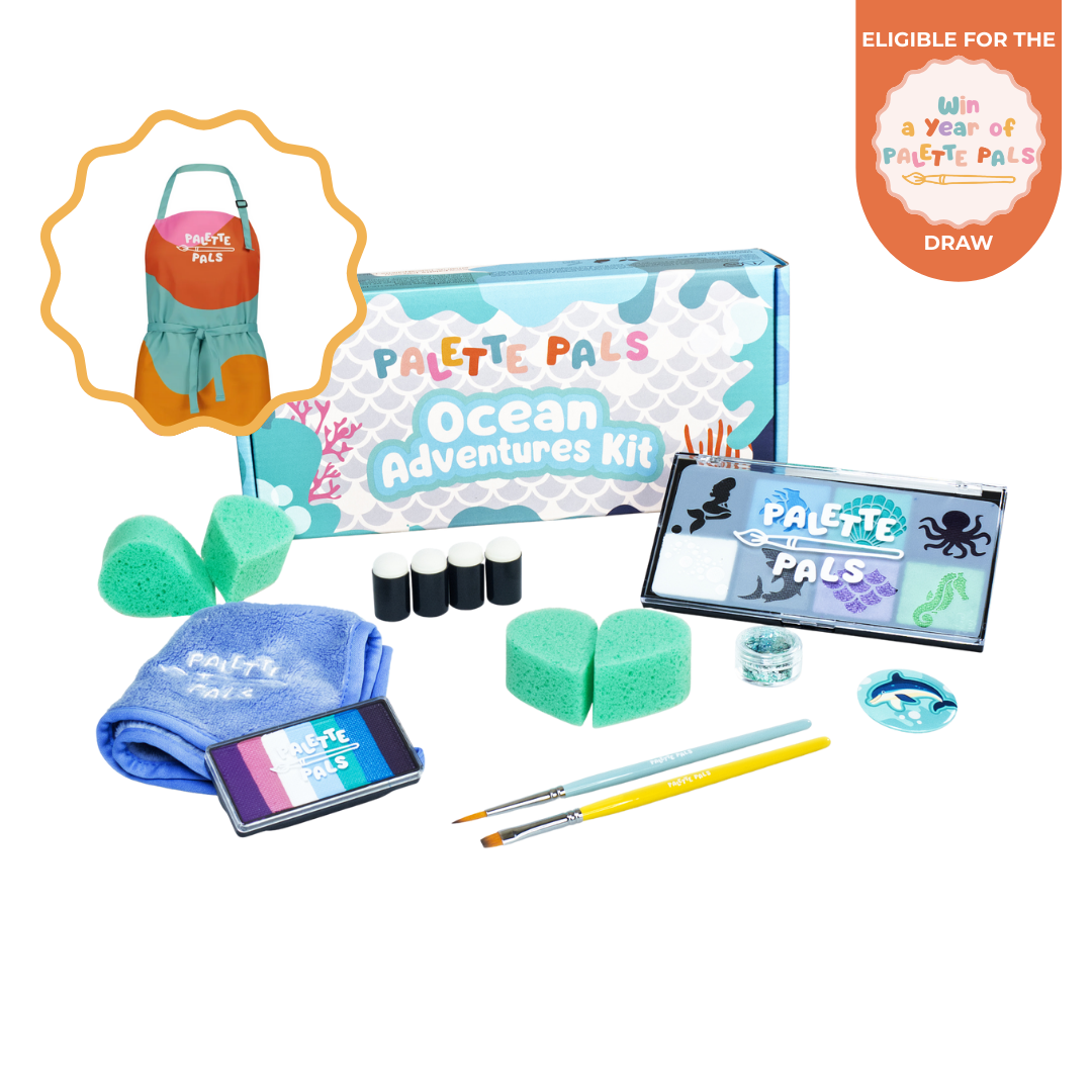 The Oceans Adventure Face Paint Kit & Apron